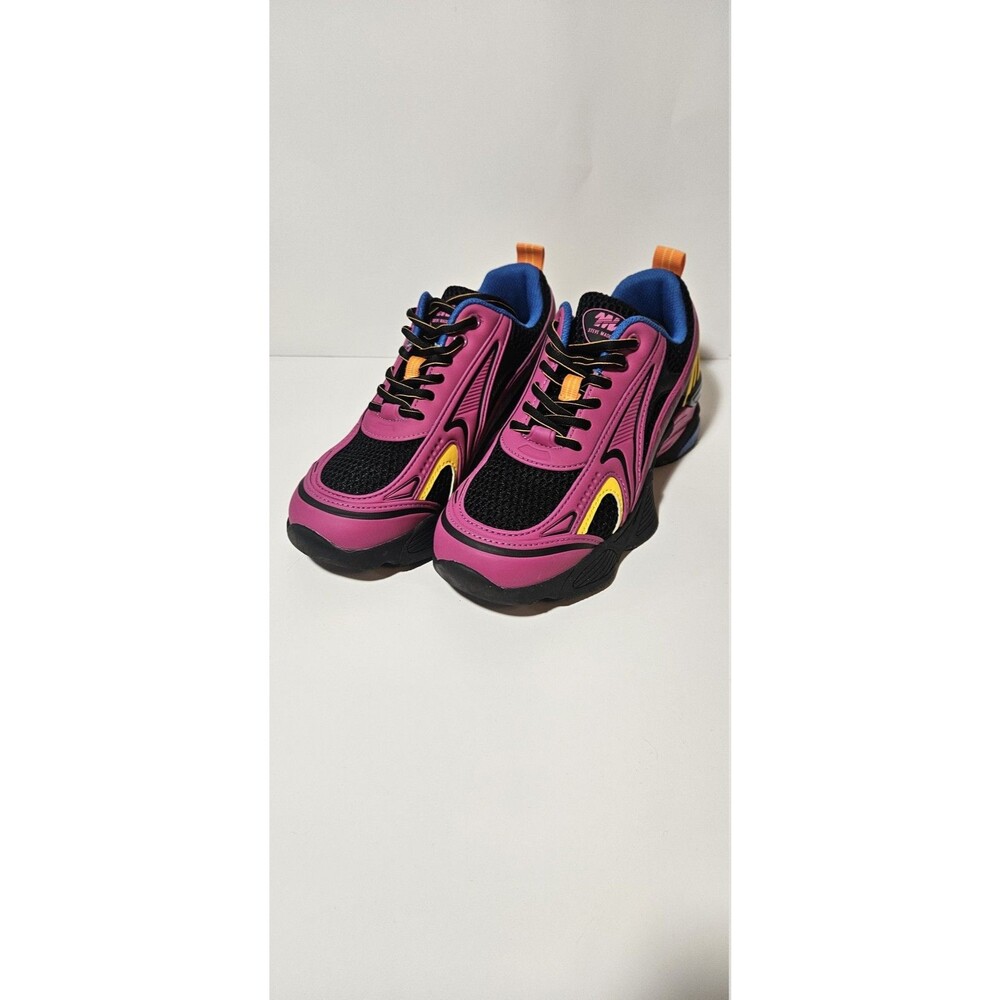 Steve Madden Sanders Sneaker Pink/Black/Blue/Yellow/Orange Size 7.5M SNDE01S1